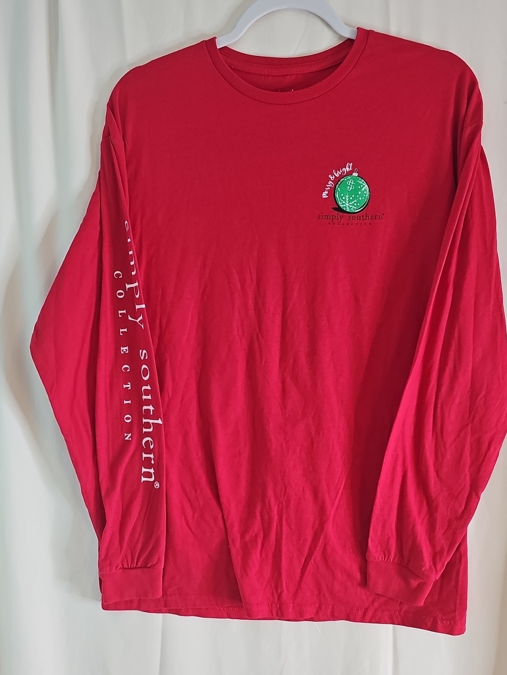 Simply Southern Red Long Sleeve Graphic Shirt